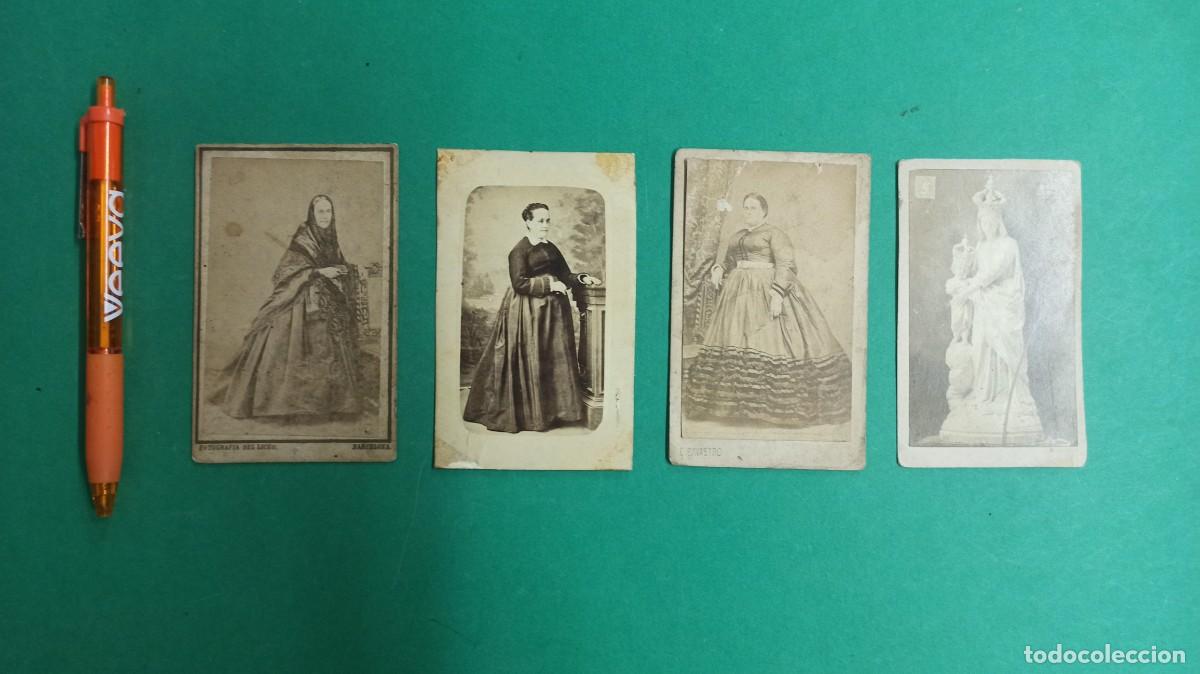 Antique Photography: 3 antiguas fotografias S. XIX y 1 fotografia religiosa.