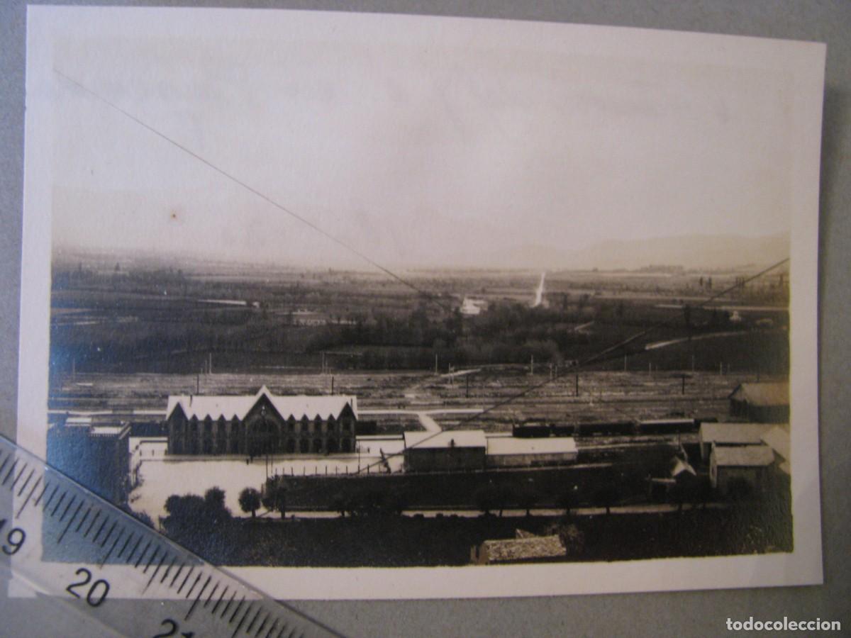 Fotograf&iacute;a antigua: FOTO DE PUIGCERDA, ESTACION DE FERROCARRIL. 18 MAYO 1930. 8,5X6 CM.