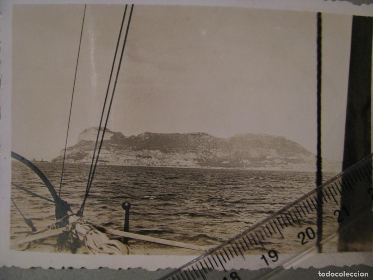 Antique Photography: FOTO DEL PE&Ntilde;ON DE GIBRALTAR. 5 JUNIO 1933. 8,5X6 CM.