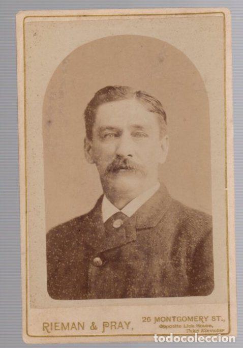 Fotografia antica: FOTOGRAFIA ALBUMINA RIEMAN & PRAY. SAN FRANCISCO. CABINET CARD