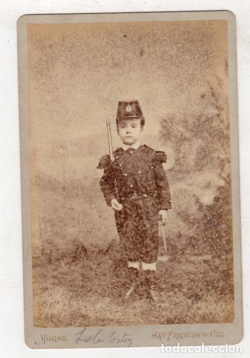 Fotografia antica: FOTOGRAFIA ALBUMINA MORSE. SAN FRANCISCO. CABINET CARD