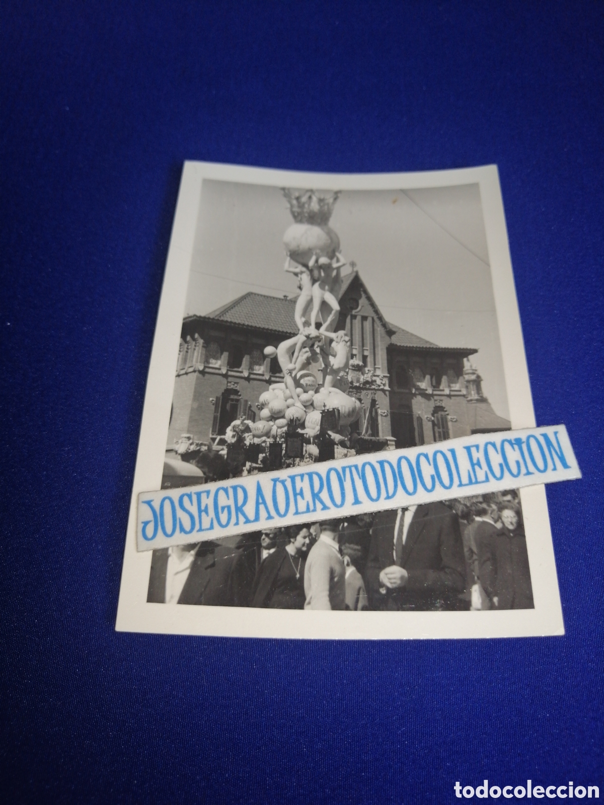 Photographie ancienne: FALLA MERCADO CENTRAL A&Ntilde;O 1963 ARTISTA VICENTE LUNA FOTOGRAF&Iacute;A