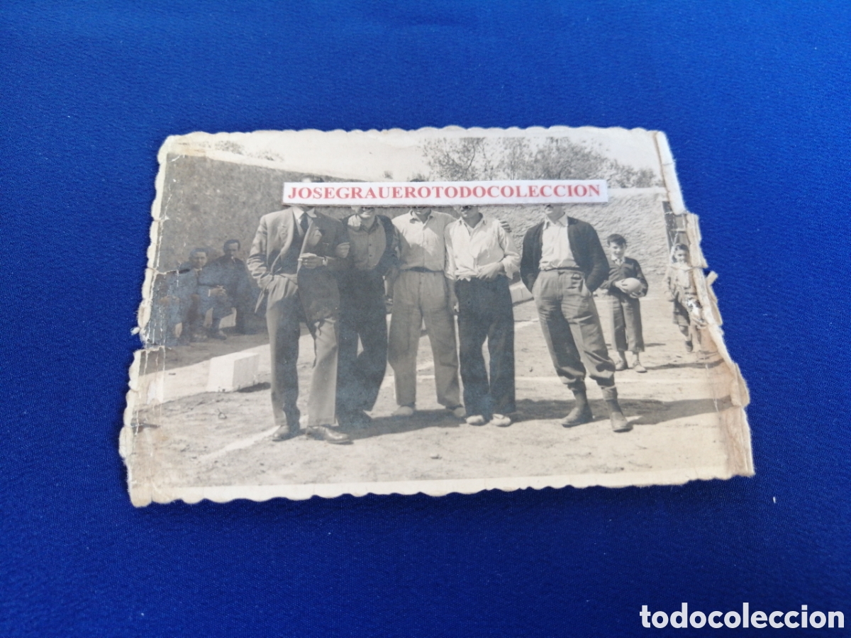 Antique Photography: CAMPO DE FUTBOL FOTOGRAF&Iacute;A ANTIGUA CON SELLO FOTOGRAFICO MANISES