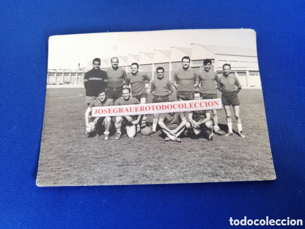 Photographie ancienne: FUTBOLISTAS EN CAMPO DE FUTBOL FOTOGRAF&Iacute;A ANTIGUA