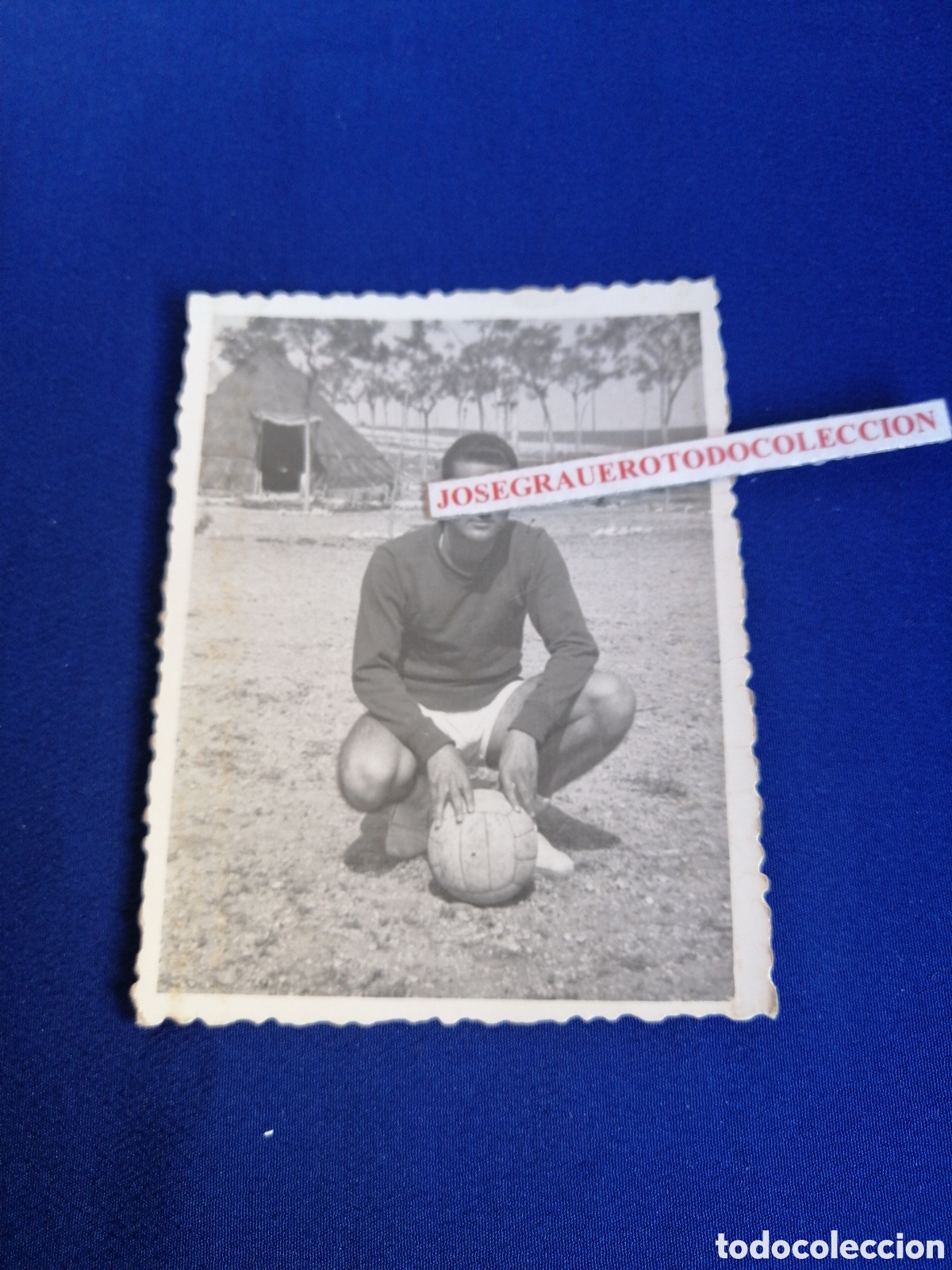 Fotografia antica: FUTBOLISTA POSANDO FOTOGRAF&Iacute;A ANTIGUA