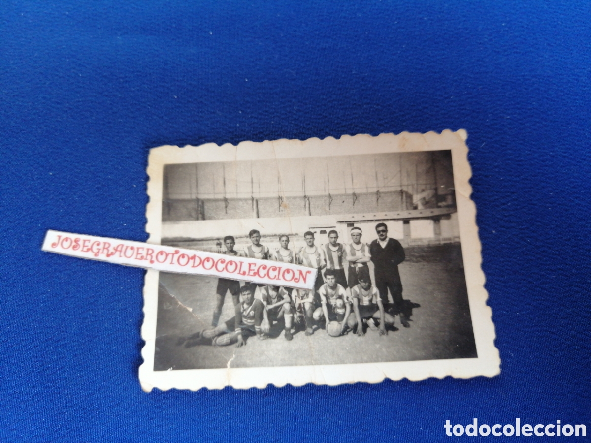 Fotografia antica: FUTBOLISTAS EN CAMPO FOTOGRAF&Iacute;A ANTIGUA