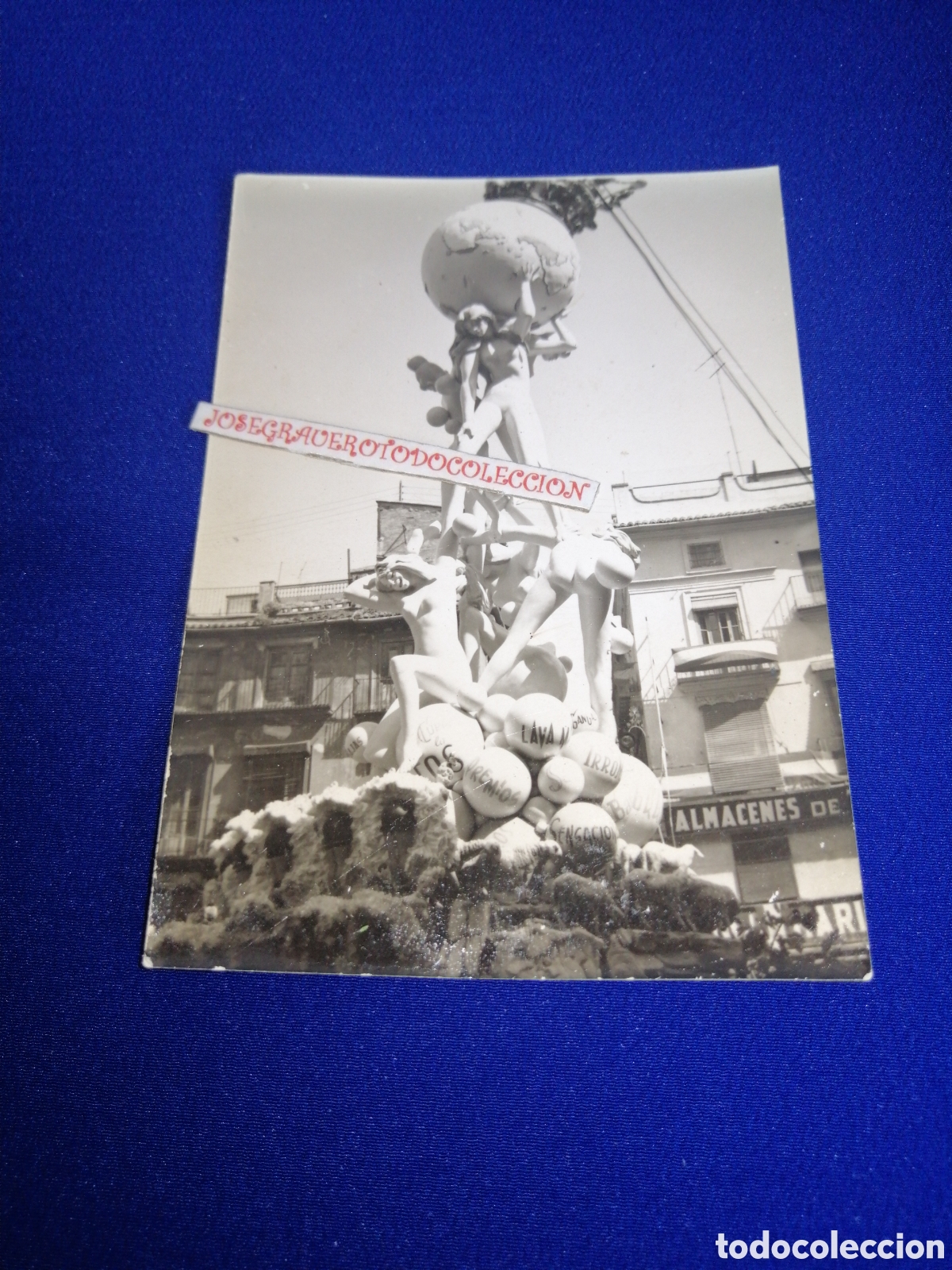 Antique Photography: FALLA PLAZA DEL MERCADO 1963 ARTISTA VICENTE LUNA FOTOGRAF&Iacute;A ANTIGUA