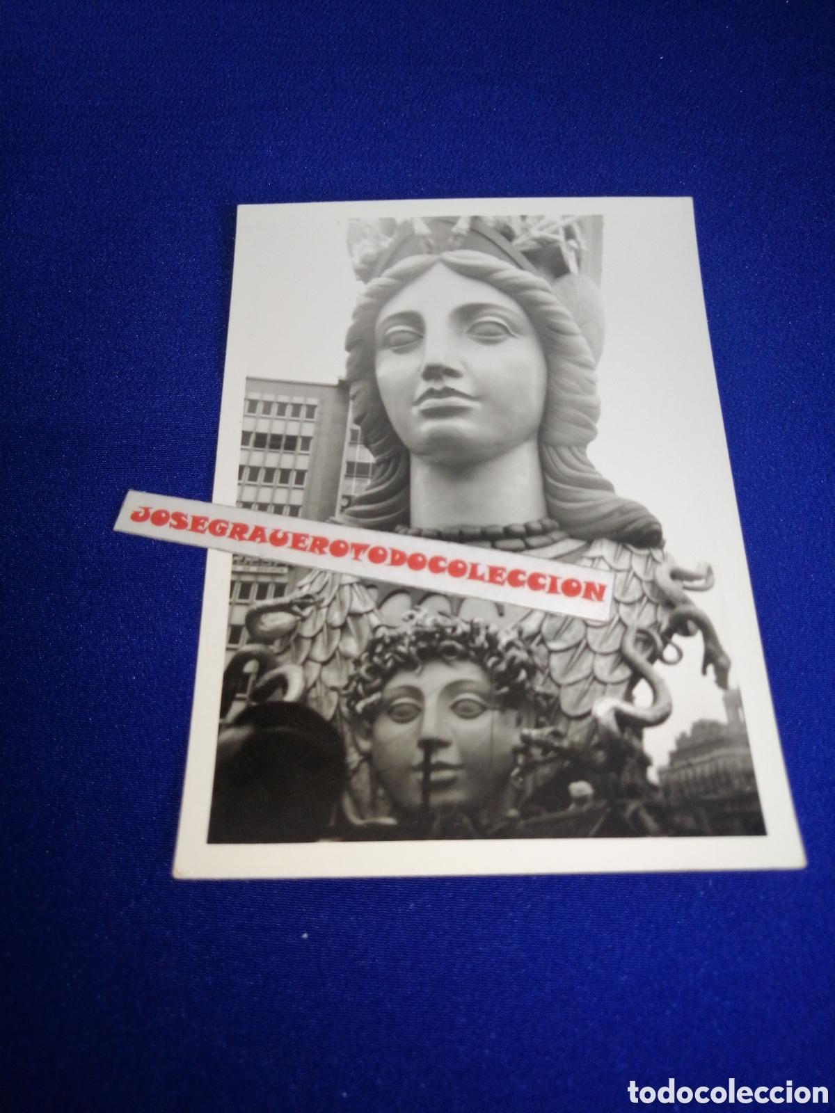 Alte Fotografie: FALLA PLAZA DEL CAUDILLO A&Ntilde;O 1974 FOTOGRAF&Iacute;A ANTIGUA