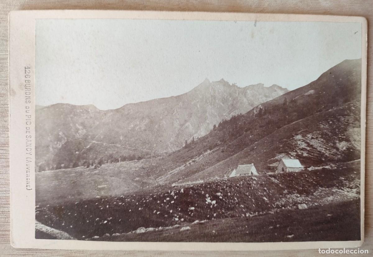 Antique Photography: FRANCIA BURONS DU PIC DE SANCY AUVERSNE TAMA&Ntilde;O 10.5 X 16 CM.