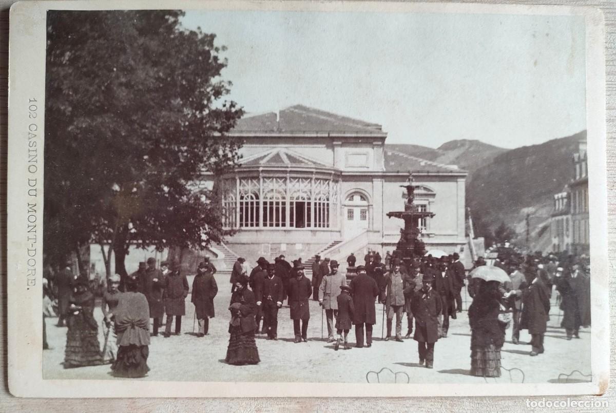 Antique Photography: FRANCIA D AUVERGNE CASINO DU MONT DORE TAMA&Ntilde;O 10.5 X 16 CM.