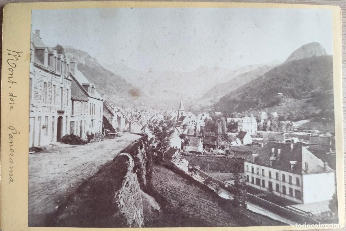 Antique Photography: FRANCIA MONT DORE PANORAMA TAMA&Ntilde;O 10.5 X 16 CM.