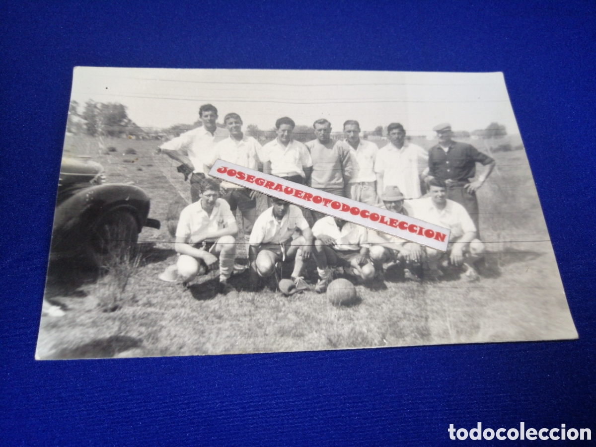 Fotograf&iacute;a antigua: FUTBOLISTAS SEGUNDA DIVISI&Oacute;N DEL SERRANO FOTOGRAF&Iacute;A ANTIGUA