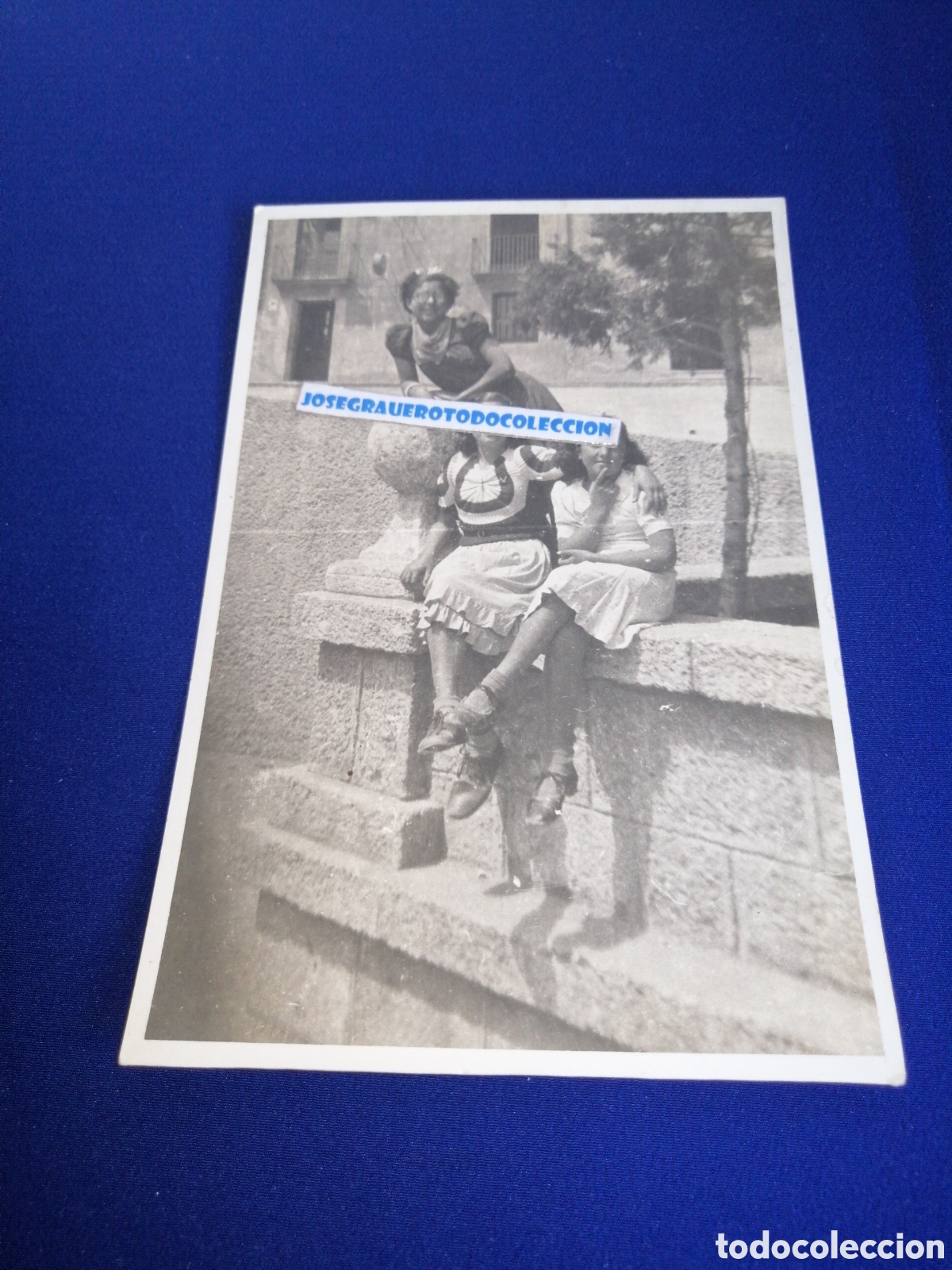 Photographie ancienne: NI&Ntilde;AS MODELOS POSANDO FOTOGRAF&Iacute;A ANTIGUA