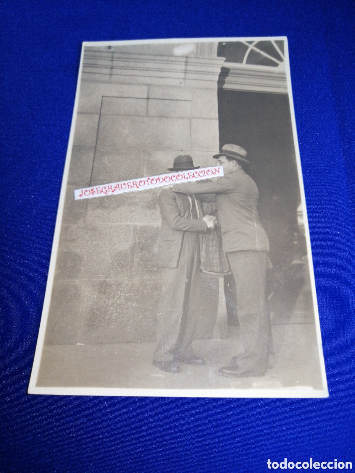 Photographie ancienne: MODELOS CON SOMBRERO FOTOGRAF&Iacute;A POSTAL ANTIGUA
