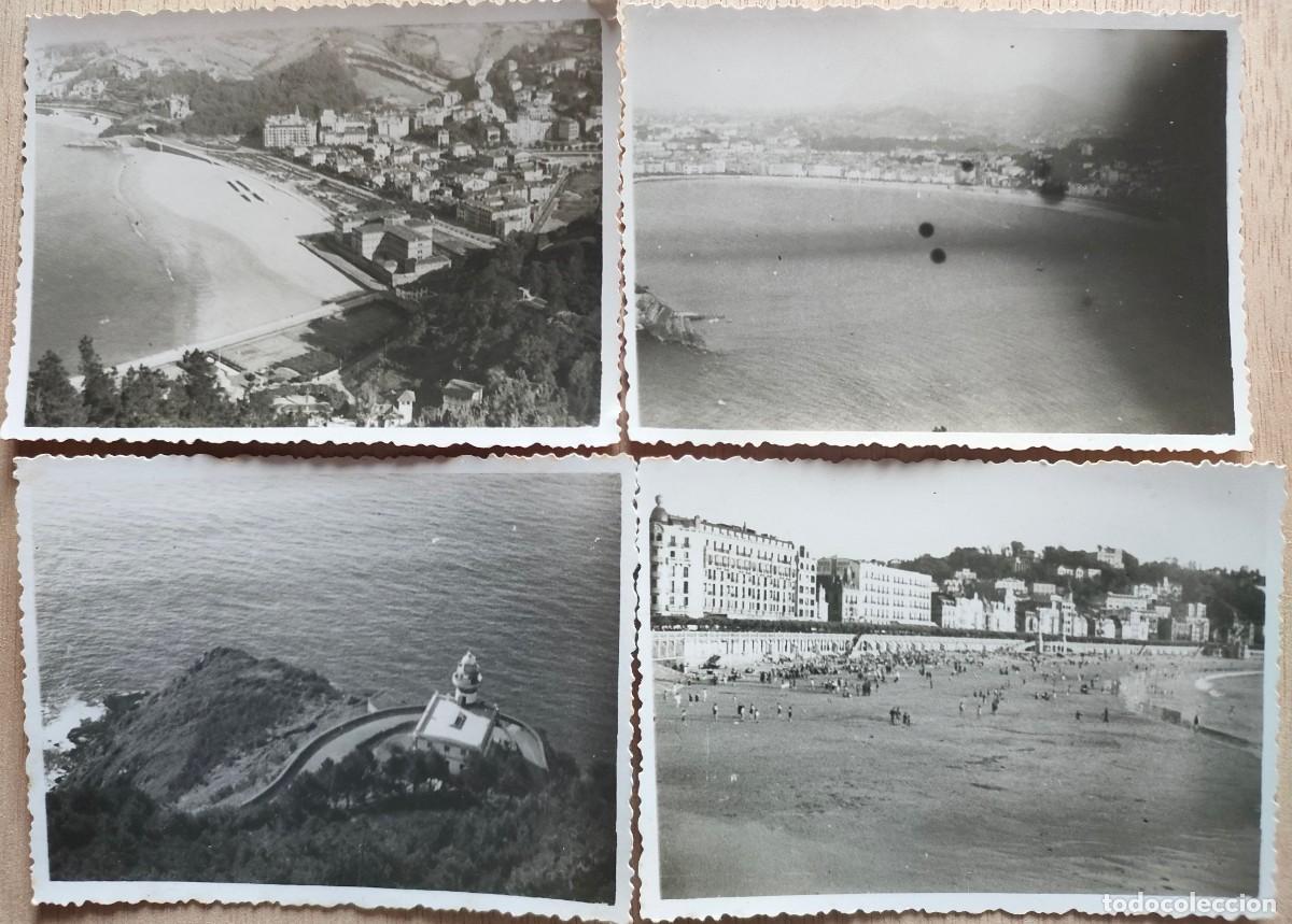 Antique Photography: SAN SEBASTIAN LOTE DE 9 FOTOGRAFIAS TAMA&Ntilde;O 6 X 9 CM.
