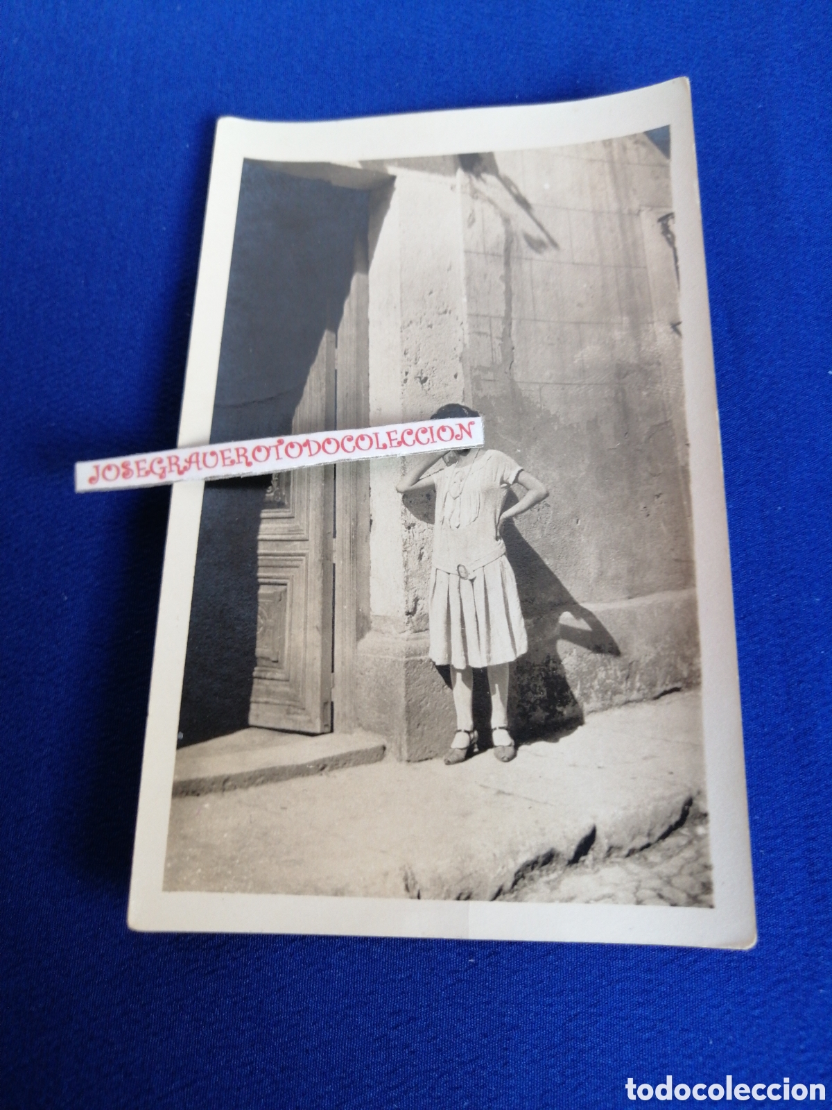 Fotografia antiga: MODELO POSANDO FOTOGRAF&Iacute;A ANTIGUA