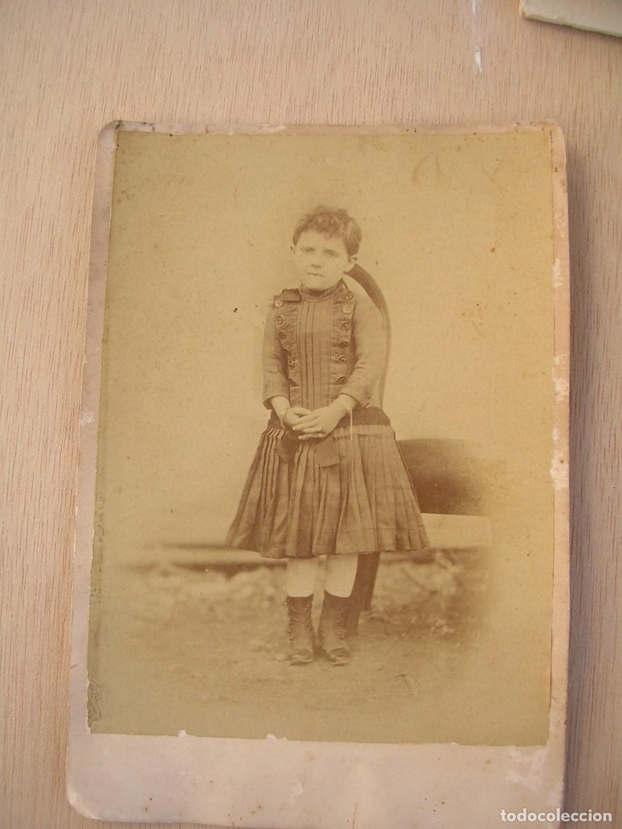 Antique Photography: FOTO FOTOGRAFIA ANTIGUA, ALBUMINA, NI&Ntilde;A, INDUMENTARIA, FOTOGRAFO, PABLO ROUEDE