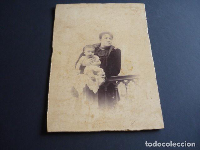 Fotografia antica: LAS PALMAS DE GRAN CANARIA RETRATO DE MADRE E HIJOS LUIS OJEDA PEREZ FOTOGRAFO 15 X 21 CMTS