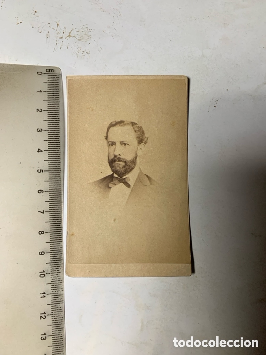 Fotografia antica: FOTO ALBUMINA. EL SE&Ntilde;OR P. SICOURET. FOT&Oacute;GRAFO?. FILADELFIA, 3 AGOSTO 1869.