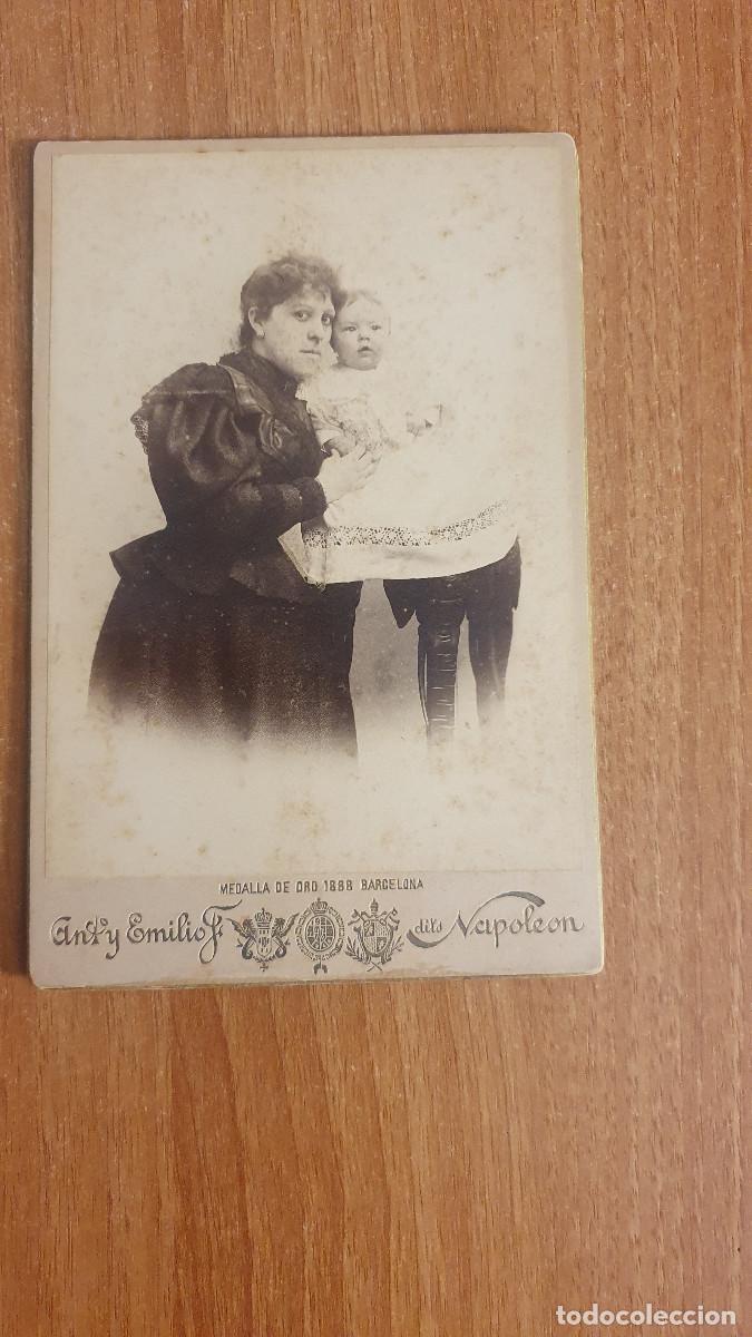 Antique Photography: ANTIGUA FOTO MUJER Y NI&Ntilde;A. ANT Y EMILIO F. DITS NAPOLEON.