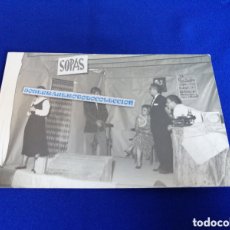 Fotografía antigua: TEATRO ACTORES - OBRA LA SOPA BOBA AÑO 1957 FOTOGRAFÍA ANTIGUA