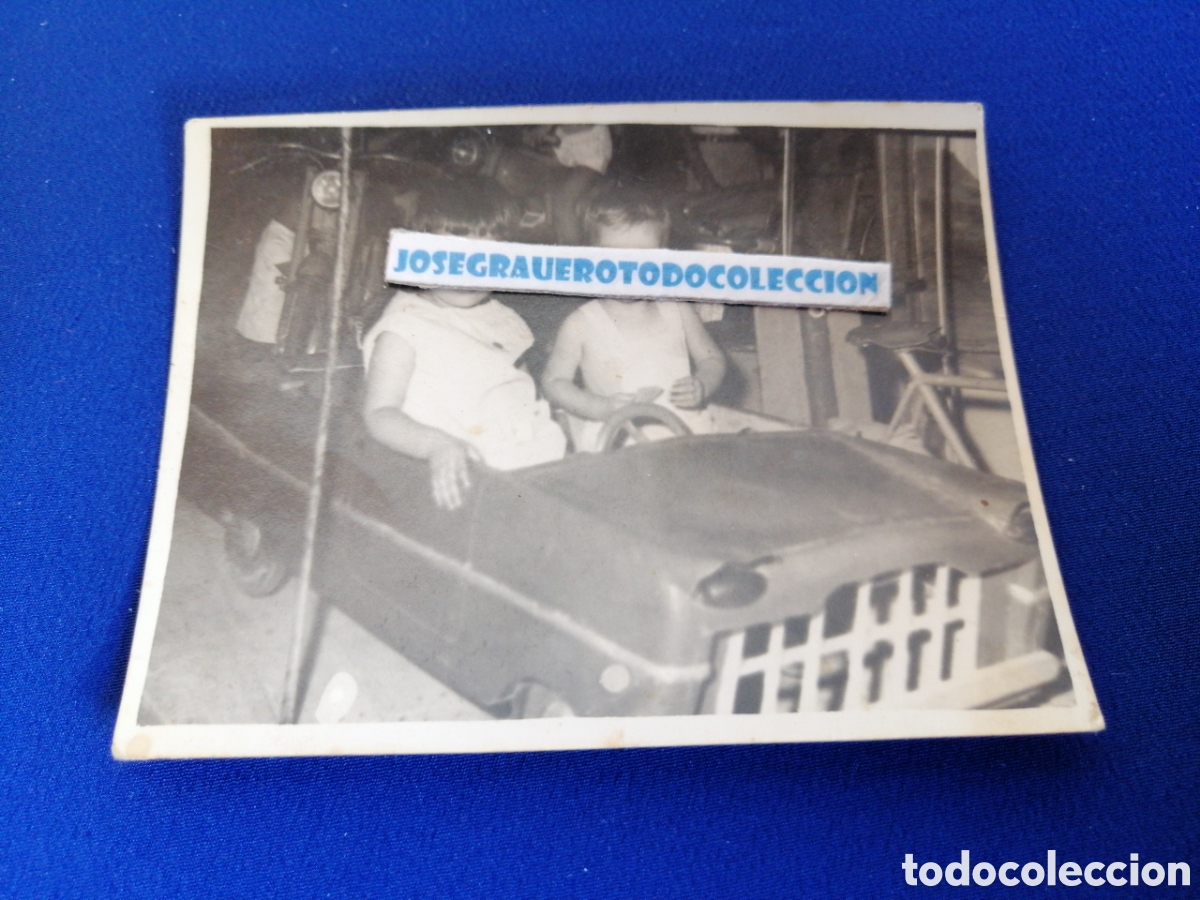 Fotografia antica: FERIA PARQUE DE ATRACCIONES NI&Ntilde;OS MODELOS FOTOGRAF&Iacute;A ANTIGUA SELLO FOTOGR&Aacute;FICO C&Oacute;RDOBA