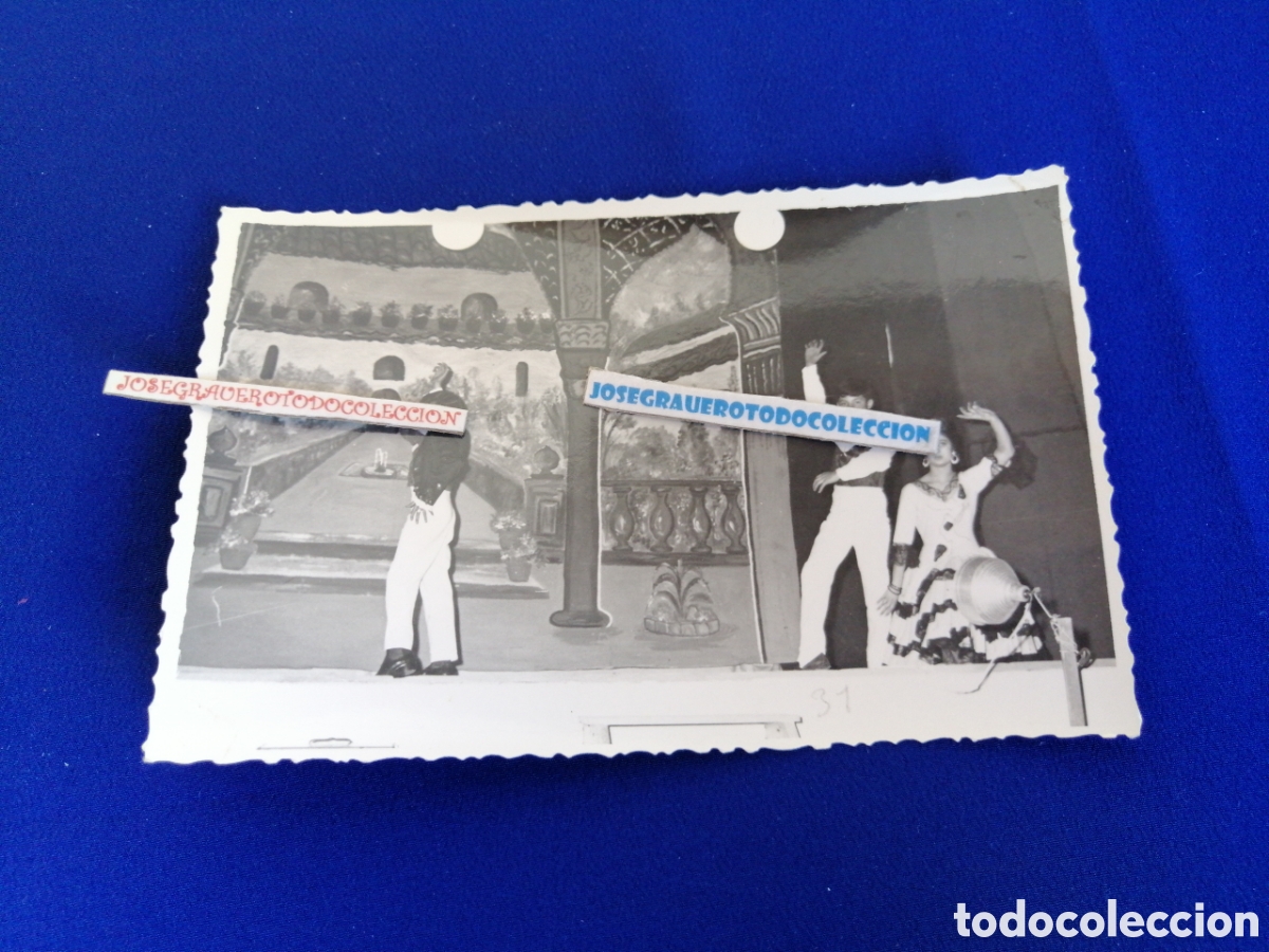 Fotograf&iacute;a antigua: NI&Ntilde;OS MODELOS BAILANDO FLAMENCO FOTOGRAF&Iacute;A ANTIGUA