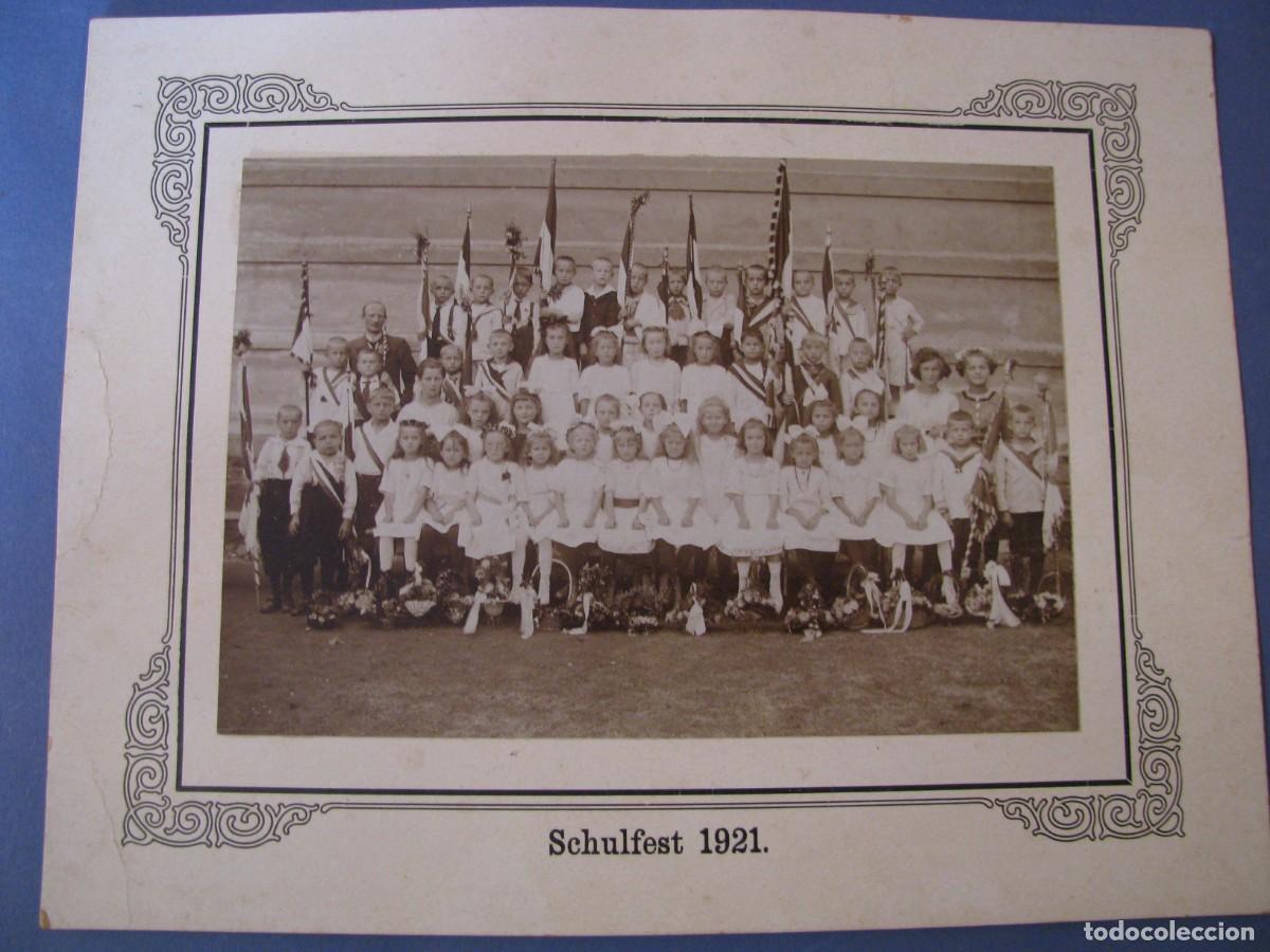 Antique Photography: ANTIGUA FOTOGRAF&Iacute;A. NI&Ntilde;OS, COLEGIO, ALEMANIA. SCHULFEST 1921.
