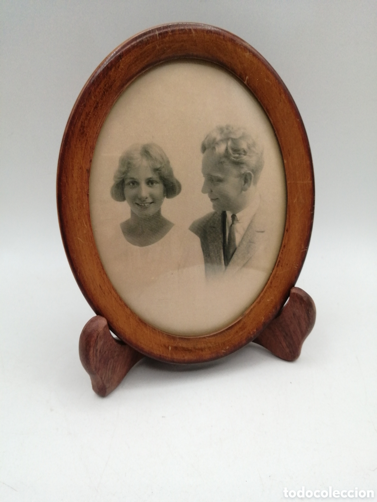 Fotografia antica: Antigua fotograf&iacute;a enmarcada