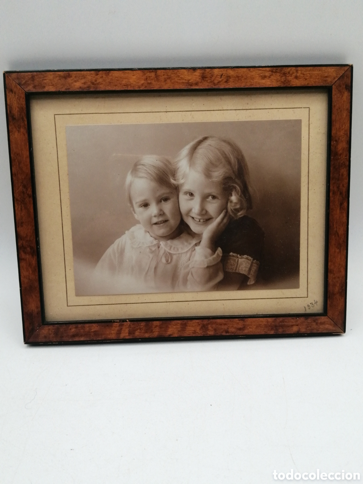 Fotografia antica: Antigua fotograf&iacute;a enmarcada