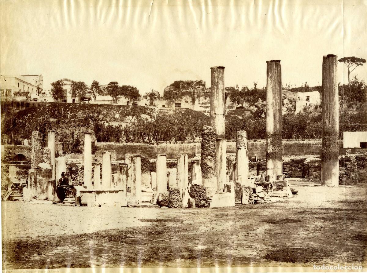 Fotografia antica: Pozzuoli. N&aacute;poles. Templo de Serapis
