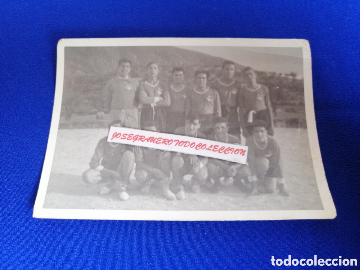 Fotografia antica: F&Uacute;TBOLISTAS POSANDO FOTOGRAF&Iacute;A ANTIGUA