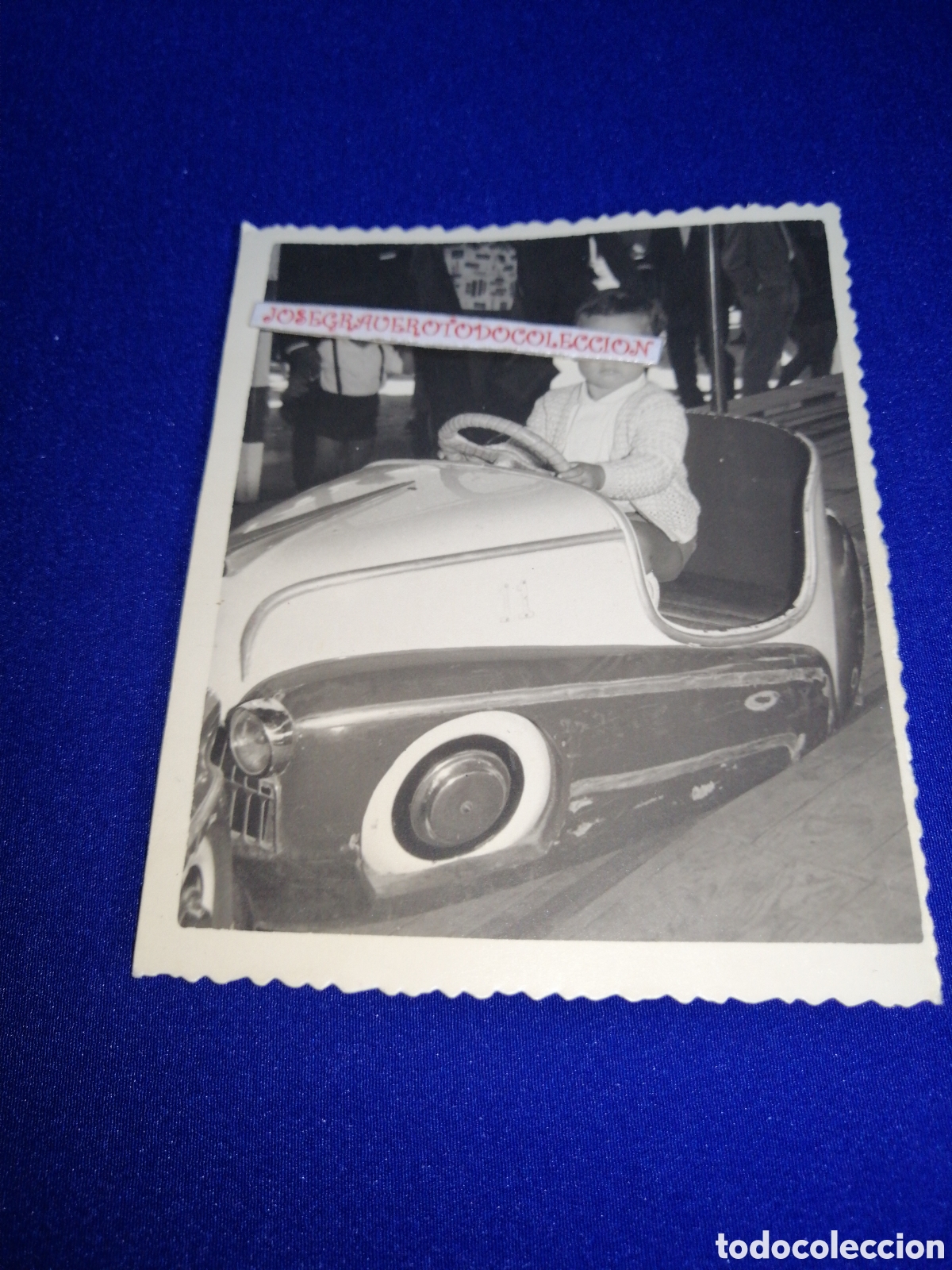 Fotograf&iacute;a antigua: FERIA PARQUE DE ATRACCIONES CON NI&Ntilde;O MODELO FOTOGRAF&Iacute;A ANTIGUA