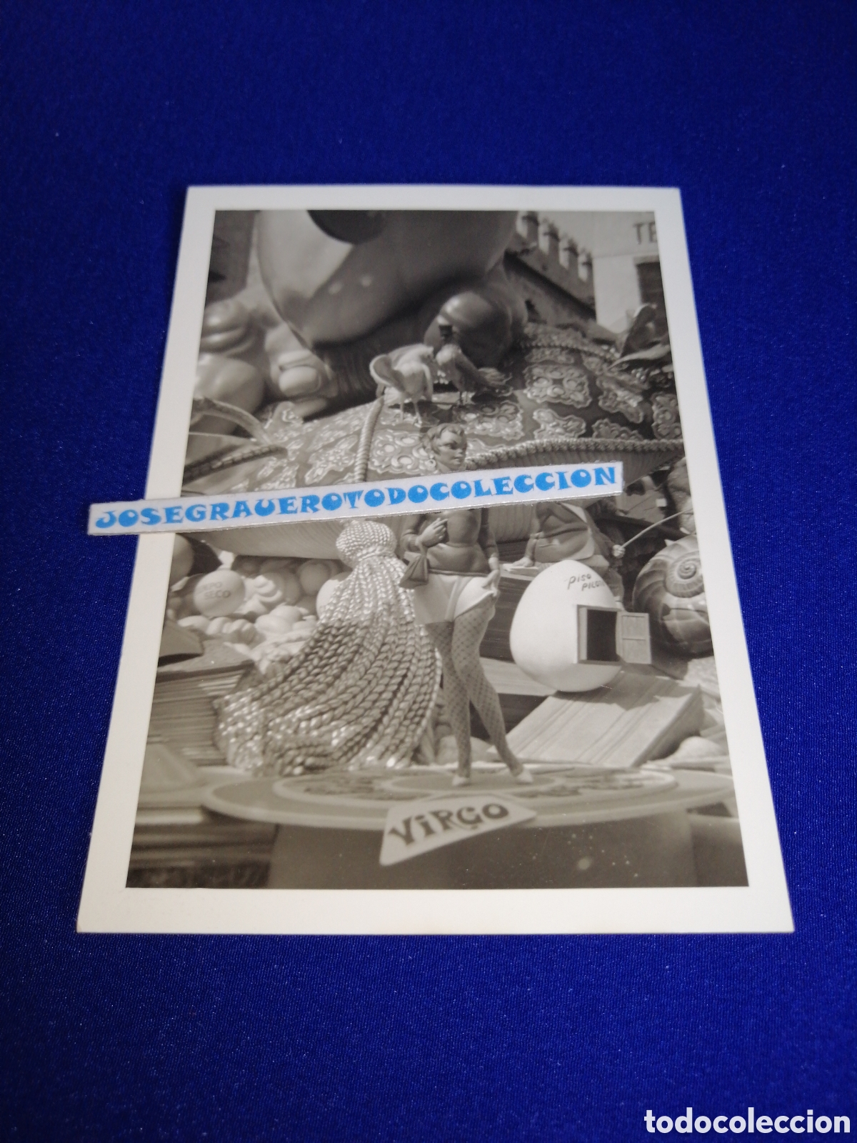 Fotografia antiga: FALLA PLAZA DOCTOR COLLADO A&Ntilde;O 1971 FOTOGRAF&Iacute;A ANTIGUA