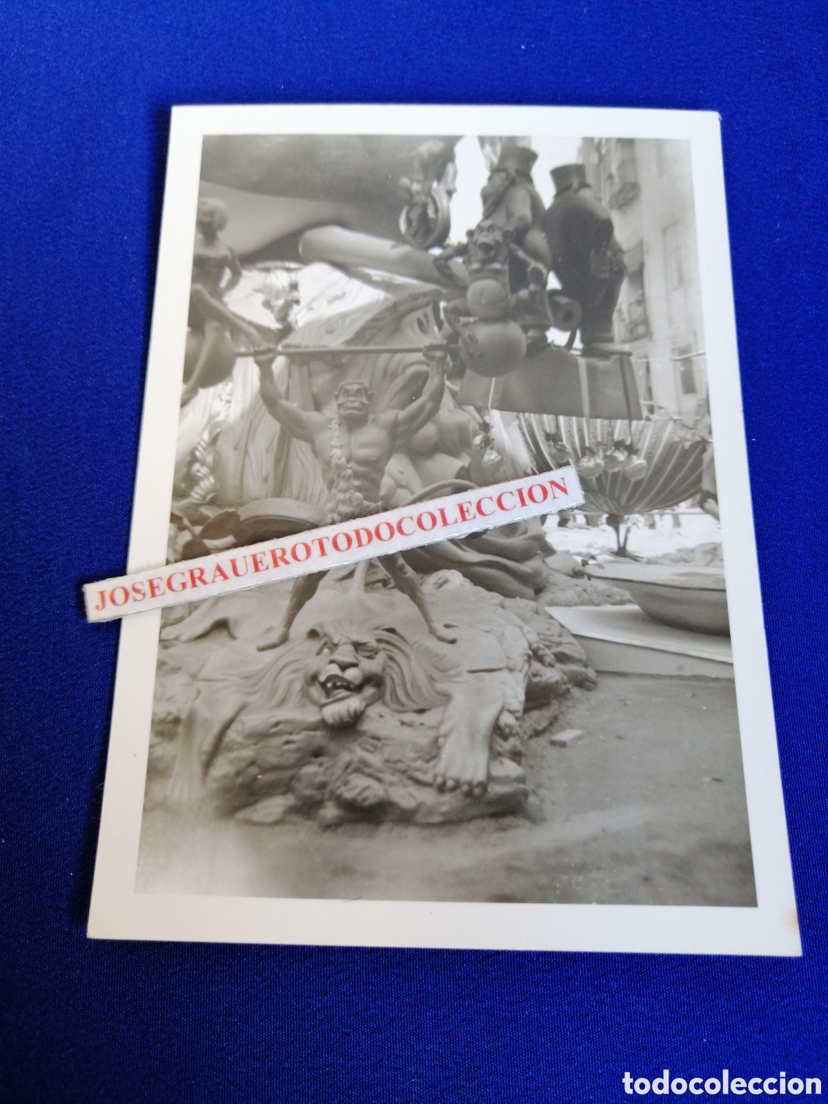 Alte Fotografie: FALLA PLAZA DEL PILAR A&Ntilde;O 1970 FOTOGRAF&Iacute;A ANTIGUA