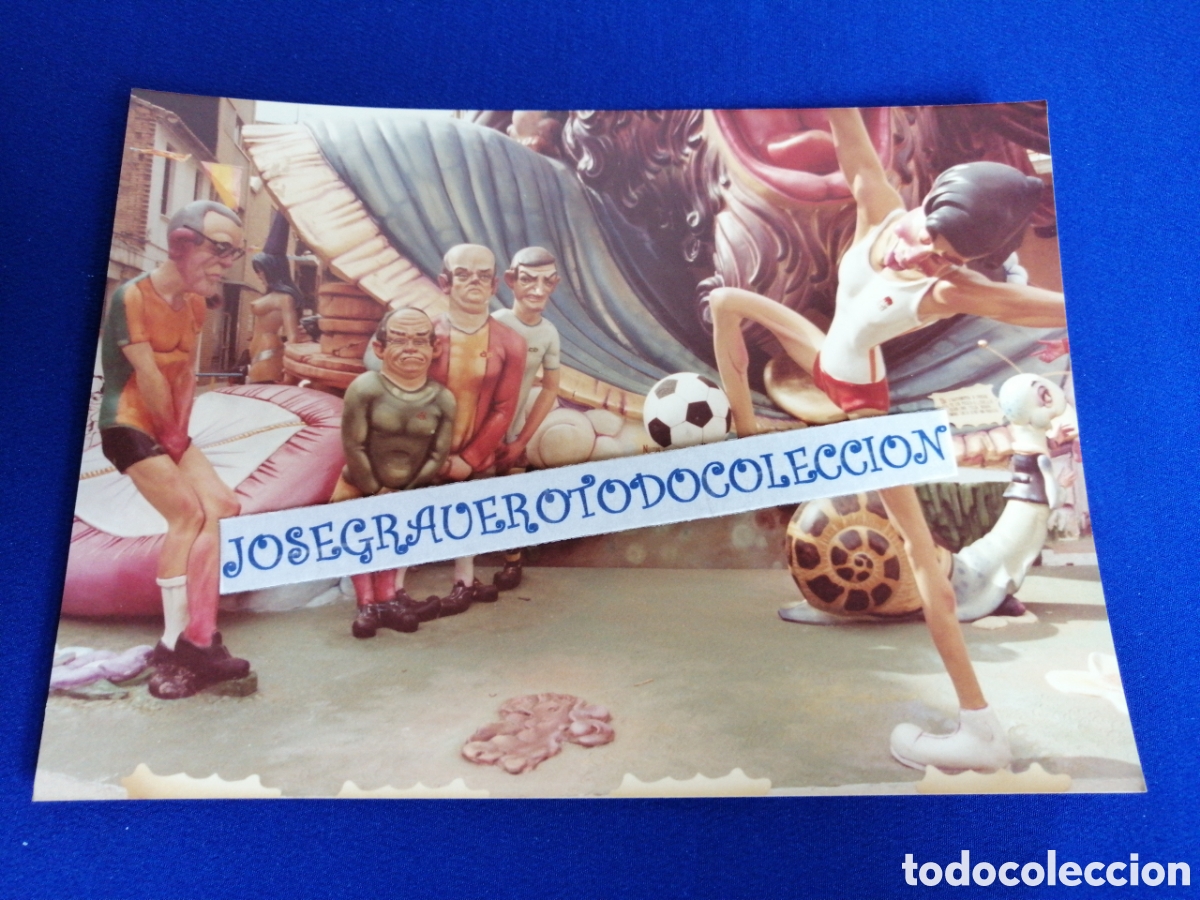 Alte Fotografie: FALLA LA SALETA (ALDAYA) A&Ntilde;O 1983 ARTISTA SANTIAGO FERRER VICENT FOTOGRAF&Iacute;A