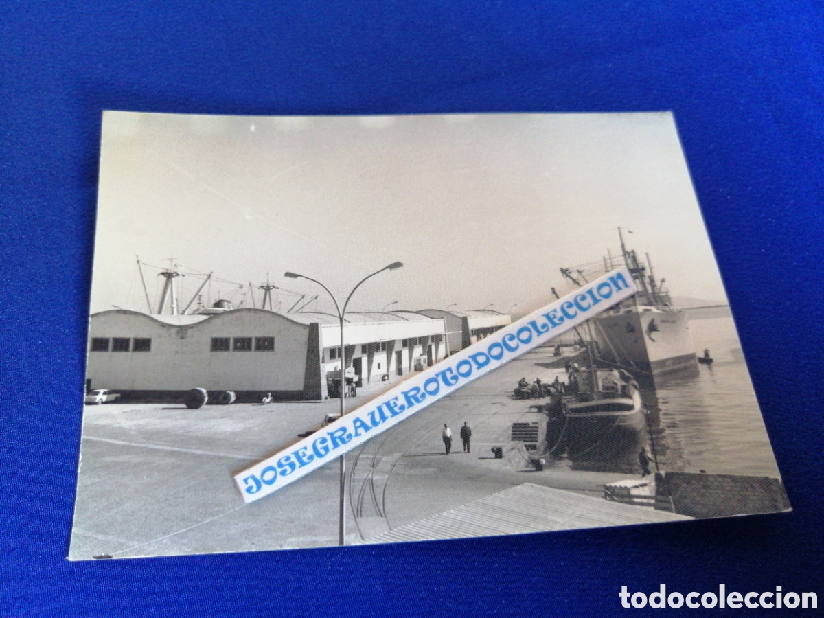 Alte Fotografie: M&Aacute;LAGA PUERTO A&Ntilde;O 1972 BARCOS FOTOGRAF&Iacute;A ANTIGUA