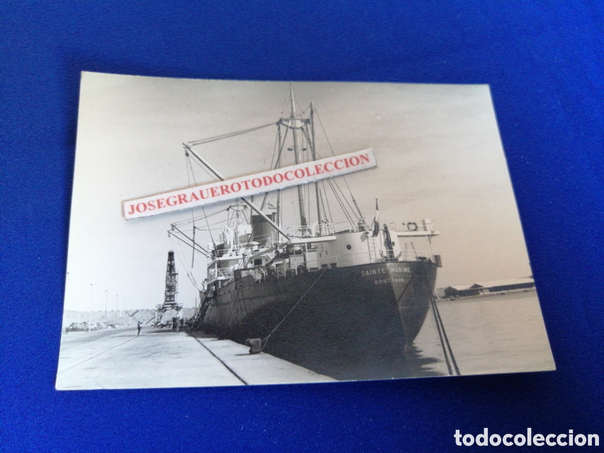 Alte Fotografie: M&Aacute;LAGA PUERTO A&Ntilde;O 1972 BARCO FOTOGRAF&Iacute;A ANTIGUA