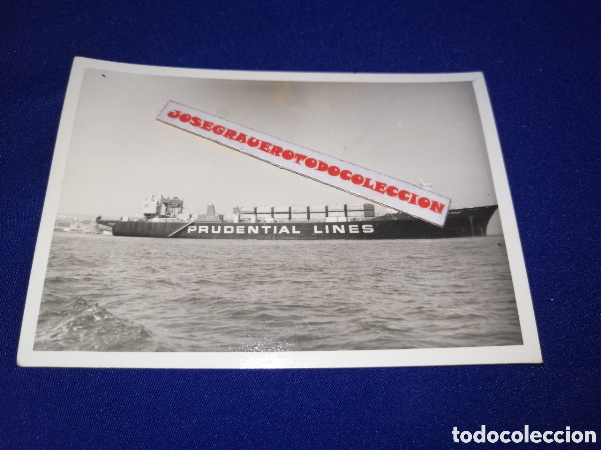 Fotografia antica: BARCO PRUDENTIAL LINES A&Ntilde;O 1971 FOTOGRAF&Iacute;A ANTIGUA
