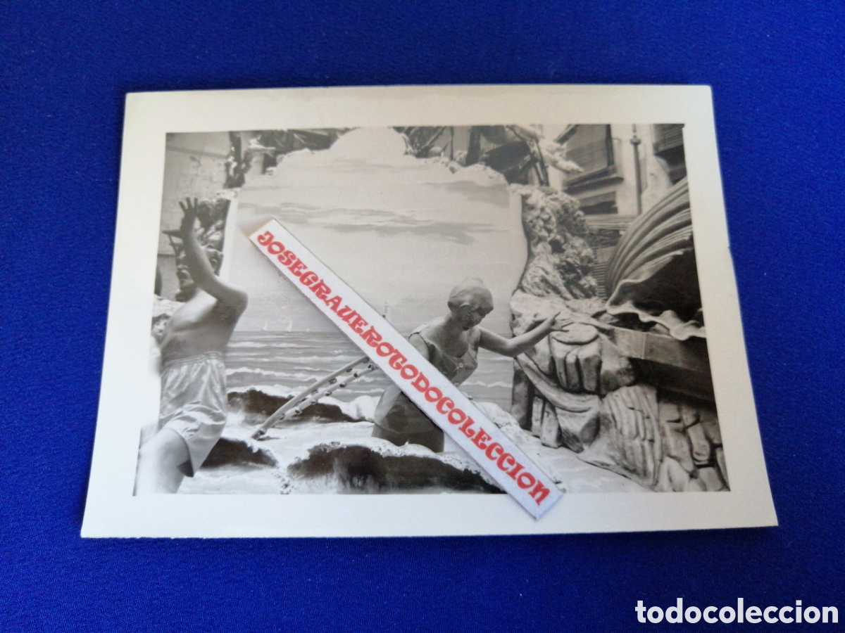 Fotografia antica: FALLA PLAZA SANT BULT A&Ntilde;O 1958 ARTISTA VICENTE LUNA