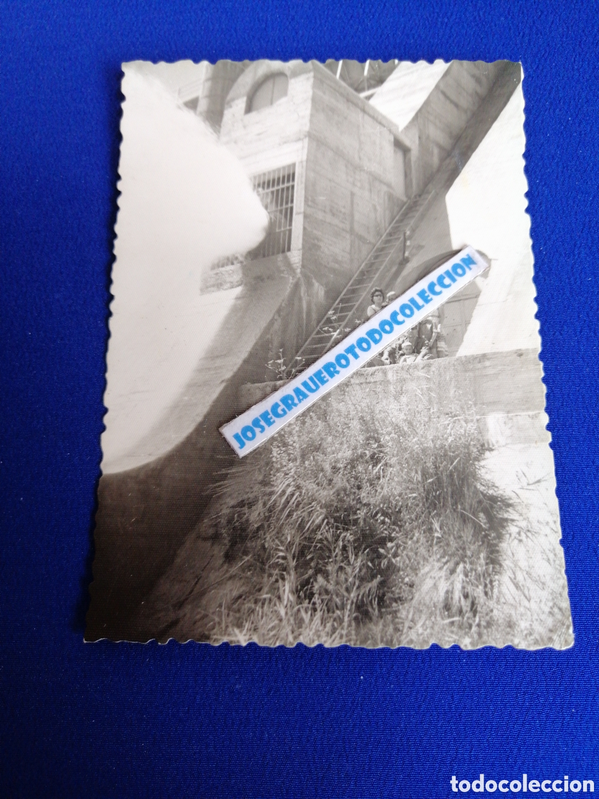 Fotografia antiga: ESPA&Ntilde;A PANTANO FOTOGRAF&Iacute;A ANTIGUA