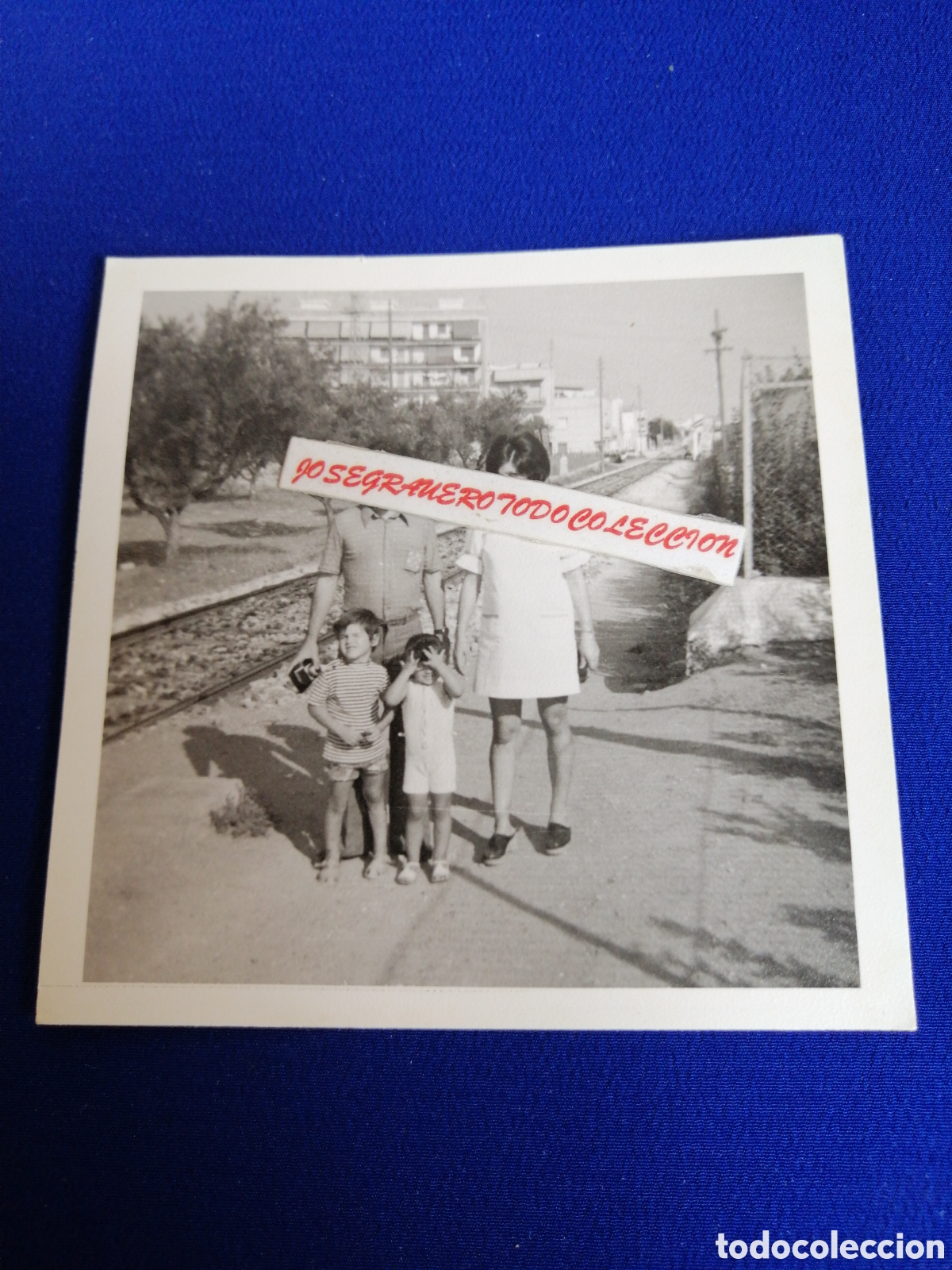 Photographie ancienne: V&Iacute;AS DE TREN ESPA&Ntilde;A CON MODELOS