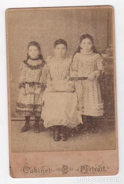 Fotografia antica: FOTOGRAF&Iacute;A RETRATO INFANTIL CABINET PORTRAIT SIGLO XIX
