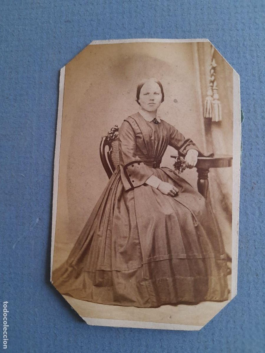 Antique Photography: antigua foto alemana , estudio th kliem, detmold, esquinas cortadas