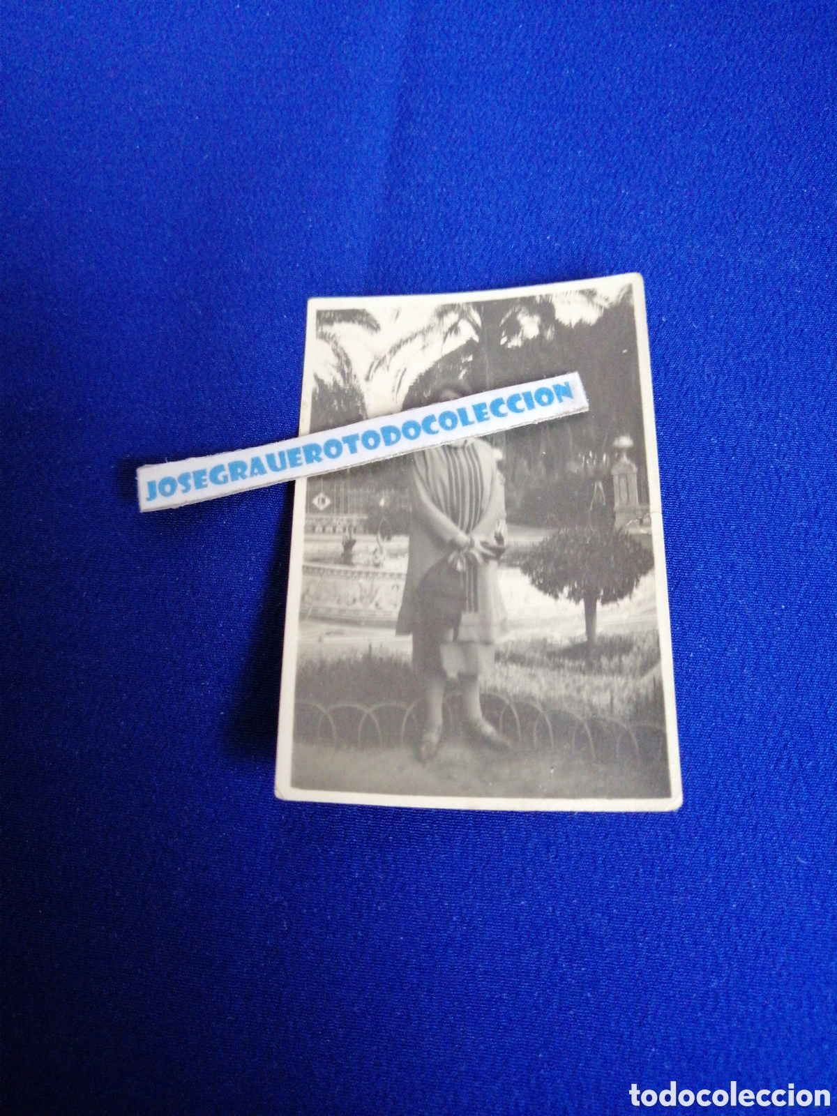 Photographie ancienne: MODELO POSANDO FOTOGRAF&Iacute;A ANTIGUA