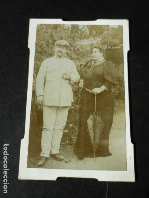 Fotografia antica: RETRATO DE MATRINONIO ALBUMINA 47,5 X 12 CMTS