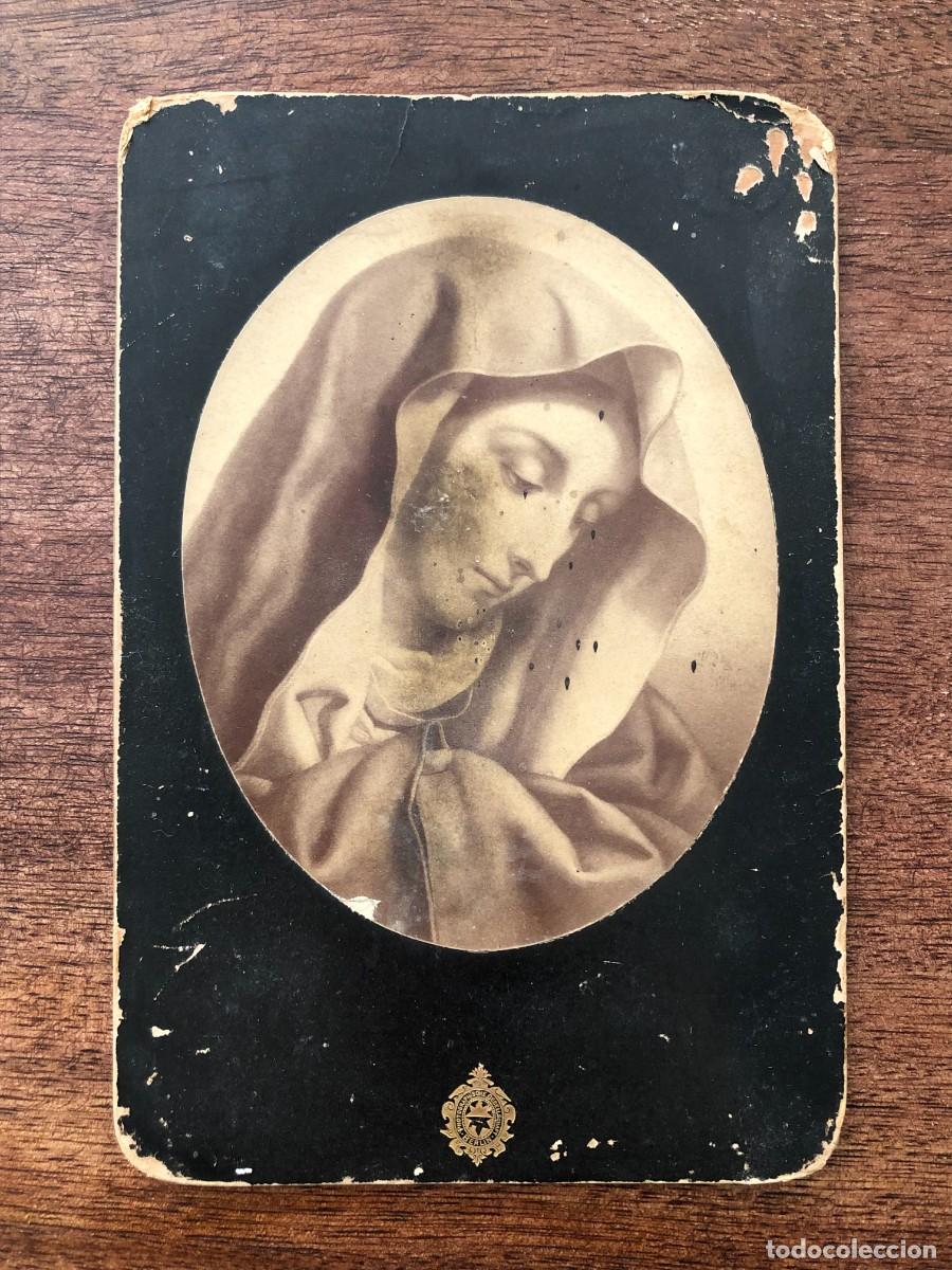 Antique Photography: ANTIGUA FOTOGRAF&Iacute;A ORIGINAL ALB&Uacute;MINA. VIRGEN. FOT&Oacute;GRAFO GESELLSCHAFT, BERLIN.