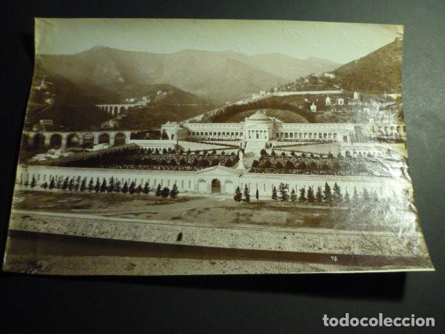 Antique Photography: GENOVA ALBUMINA SIGLO XIX CAMPOSANTO 19 X 25 CMTS