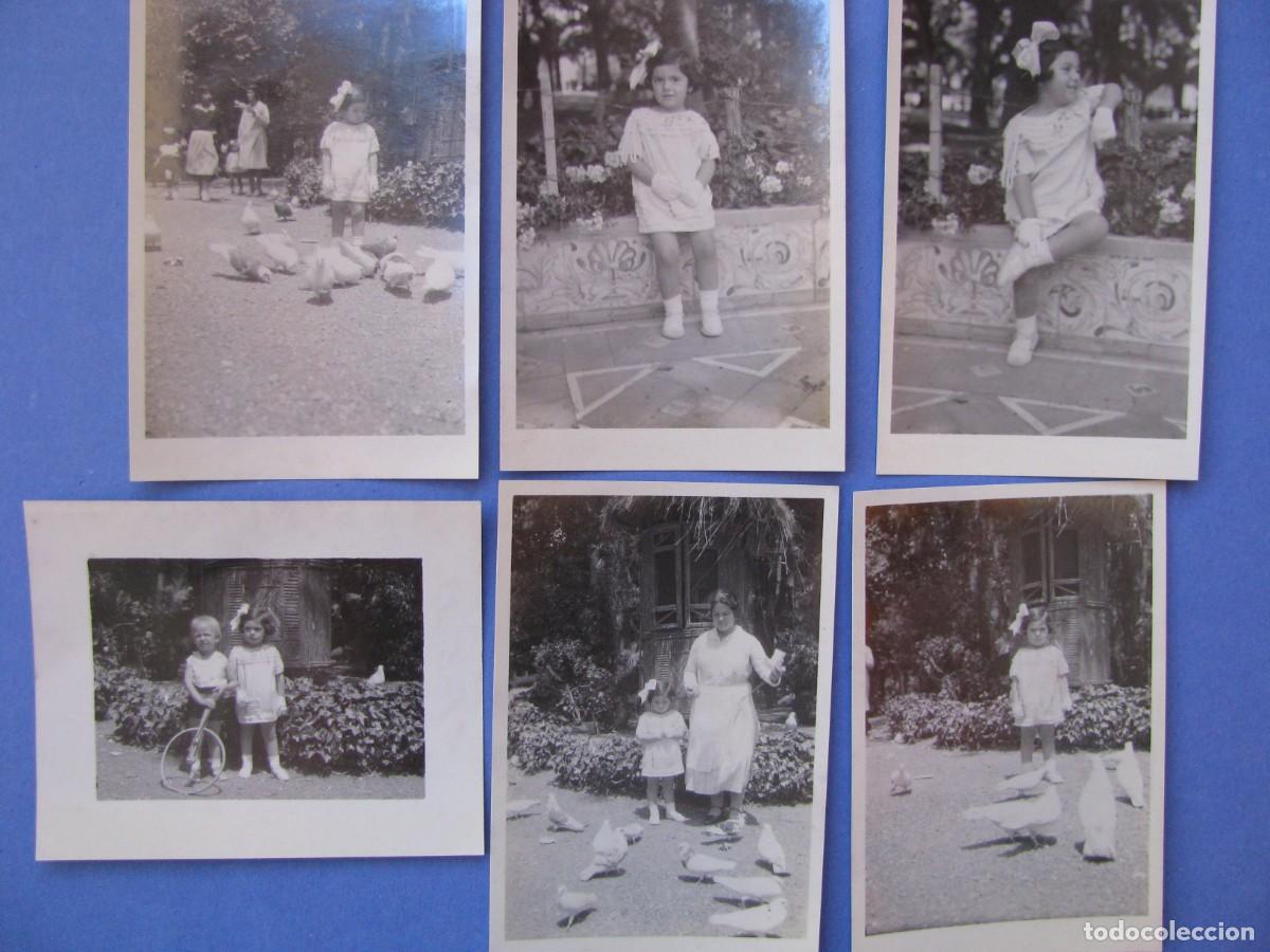 Fotograf&iacute;a antigua: 5 FOTOS DE MALAGA. PARQUE. 21 MAYO 1930. 9X6 CM.