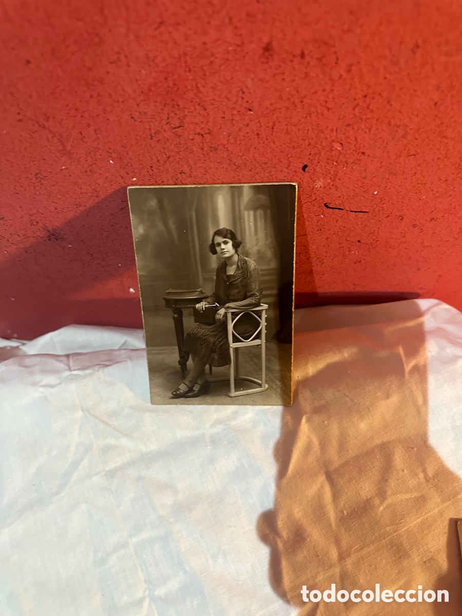 Alte Fotografie: Fot&oacute;grafia antigua alb&uacute;mina.